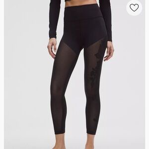 Lululemon Athletica Black Mesh Leggings
